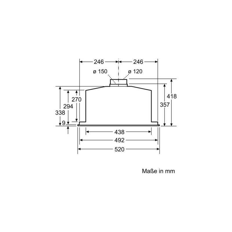 Bosch DHL575C Serie | 6, Dunstabzugshaube(silber)