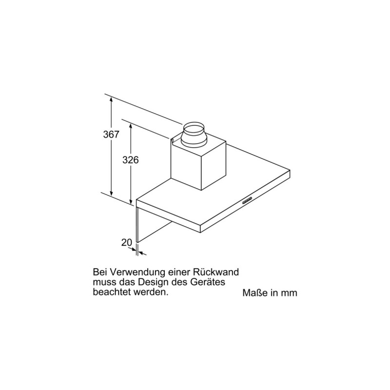 Bosch DWB66DM50 Serie | 4, Dunstabzugshaube(edelstahl)