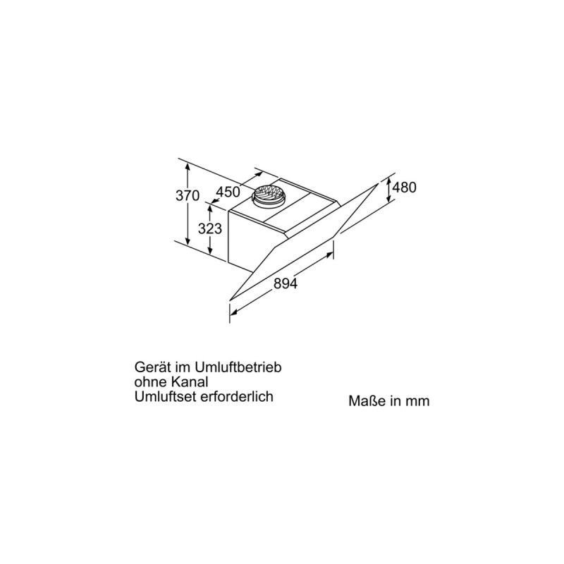 Bosch DWK98PR20 Serie | 8, Dunstabzugshaube(weiß, Home Connect)