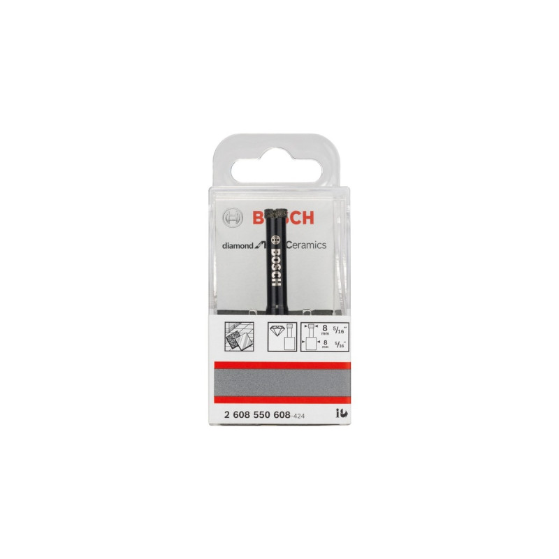 Bosch Diamant-Nassbohrer Diamond for Hard Ceramics, Ø 8mm(Arbeitslänge 35mm)