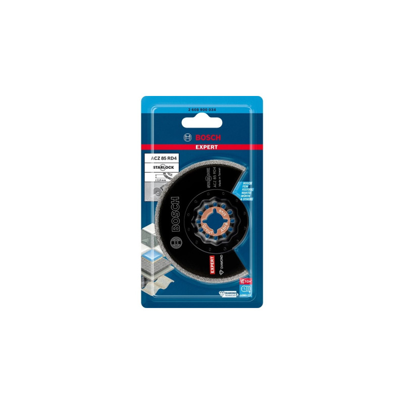 Bosch Diamant-Segmentsägeblatt Expert ACZ 85 RD4 Grout + Abrasive, Ø 85mm(Schnittbreite 2mm)