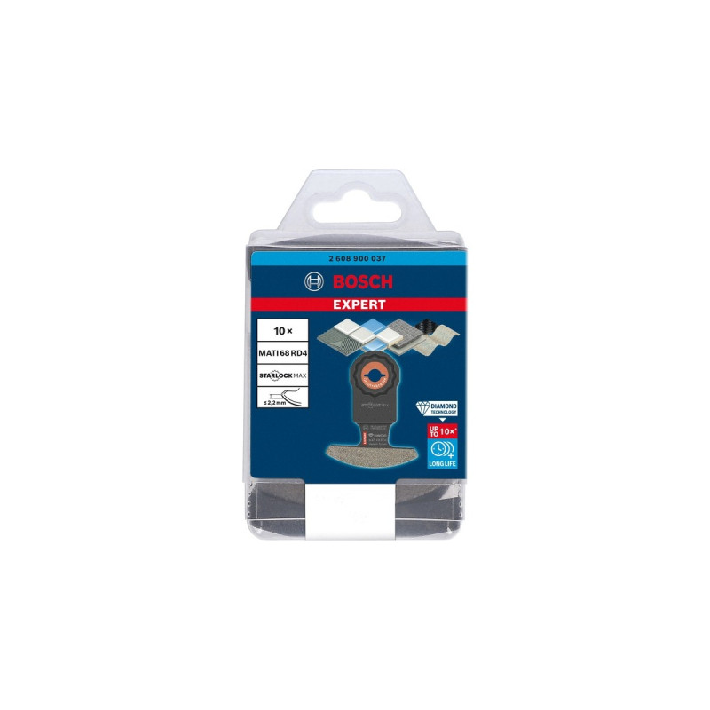 Bosch Diamant-Segmentsägeblatt Expert MATI 68 RD4 Grout + Abrasive(10 Stück, Schnittbreite 2,2mm)