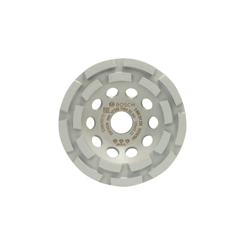 Bosch Diamant-Topfscheibe Best for Concrete, Ø 125mm, Schleifscheibe(Bohrung 22,23mm, für Beton- und Winkelschleifer)