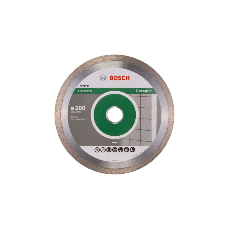Bosch Diamanttrennscheibe Best for Ceramic, Ø 200mm(Bohrung 25,4mm)