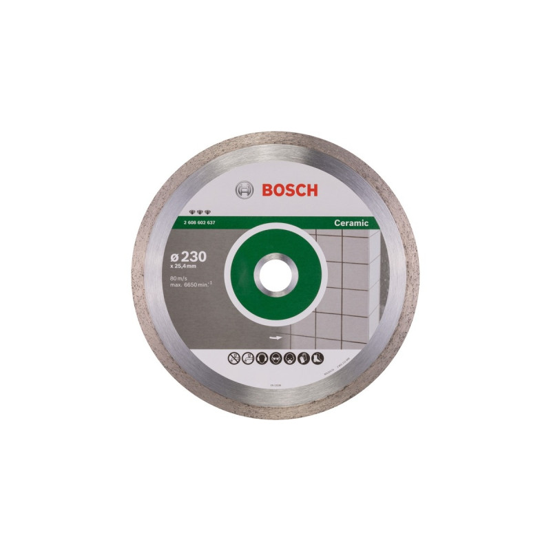 Bosch Diamanttrennscheibe Best for Ceramic, Ø 230mm(Bohrung 25,4mm)