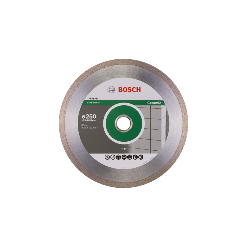Bosch Diamanttrennscheibe Best for Ceramic, Ø 250mm(Bohrung 30mm / 25,4mm)