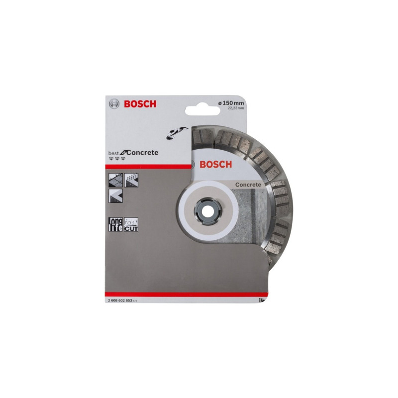 Bosch Diamanttrennscheibe Best for Concrete, Ø 150mm(Bohrung 22,23mm)