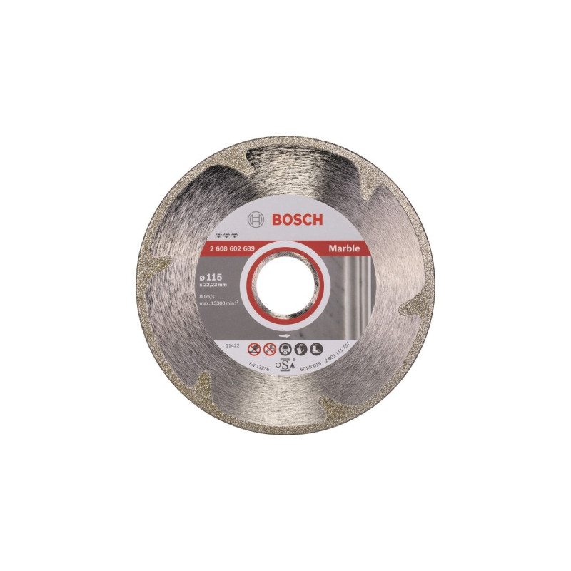 Bosch Diamanttrennscheibe Best for Marble, Ø 115mm(Bohrung 22,23mm)