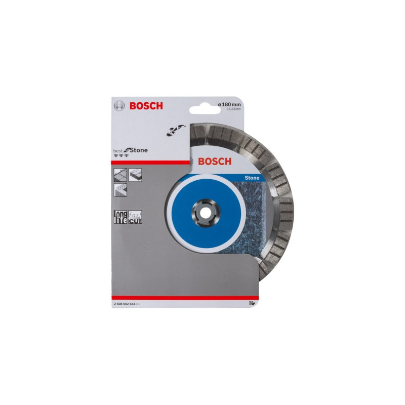 Bosch Diamanttrennscheibe Best for Stone, Ø 180mm(Bohrung 22,23mm)
