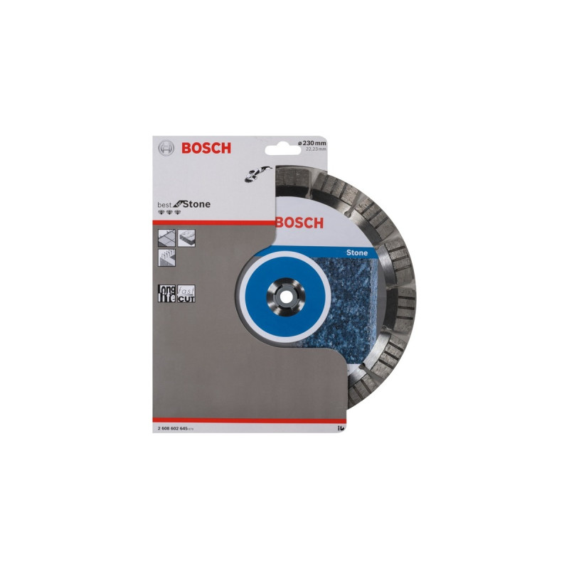 Bosch Diamanttrennscheibe Best for Stone, Ø 230mm(Bohrung 22,23mm)