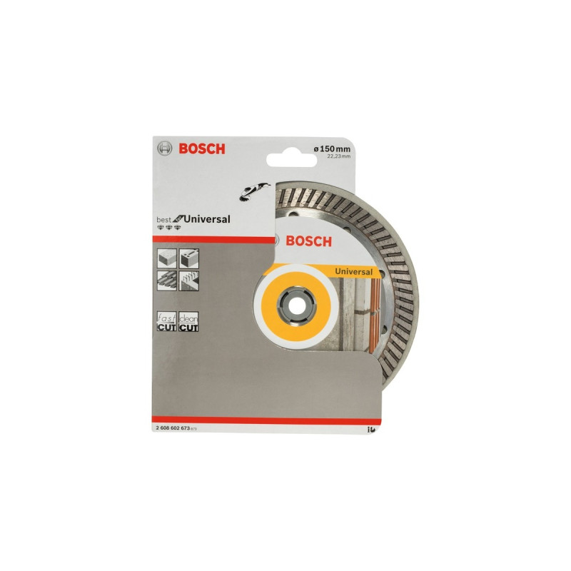 Bosch Diamanttrennscheibe Best for Universal Turbo, Ø 150mm(Bohrung 22,23mm)