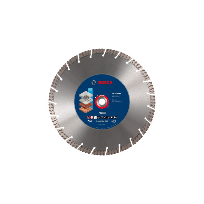 Bosch Diamanttrennscheibe Expert MultiMaterial, Ø 350mm(Bohrung 25,4mm)