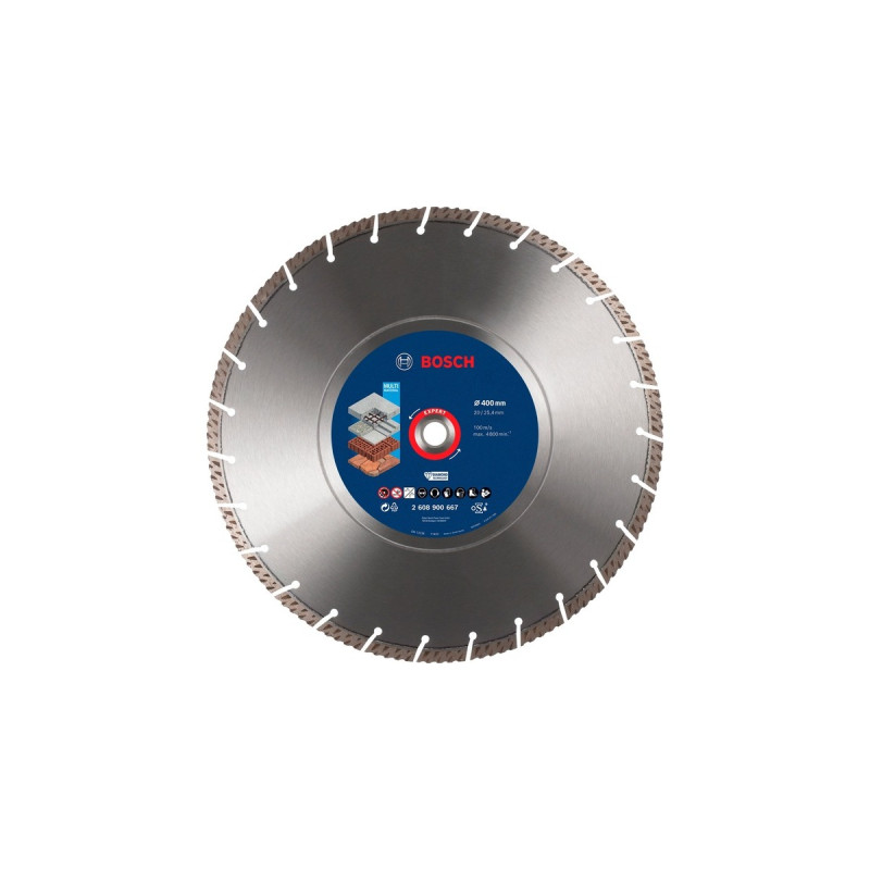 Bosch Diamanttrennscheibe Expert MultiMaterial, Ø 400mm(Bohrung 25,4mm)