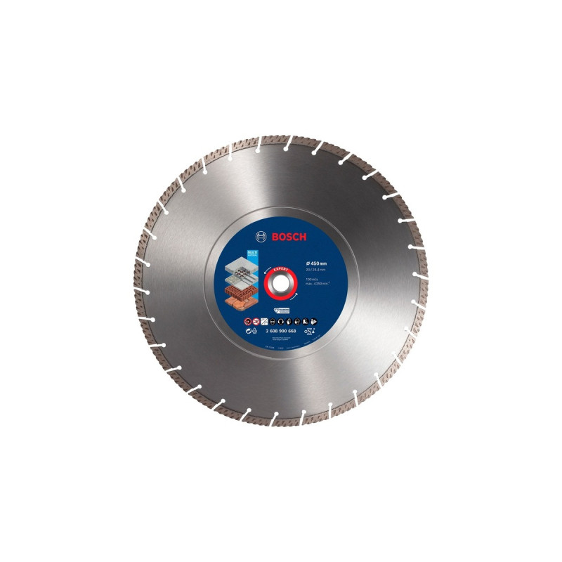Bosch Diamanttrennscheibe Expert MultiMaterial, Ø 450mm(Bohrung 25,4mm)