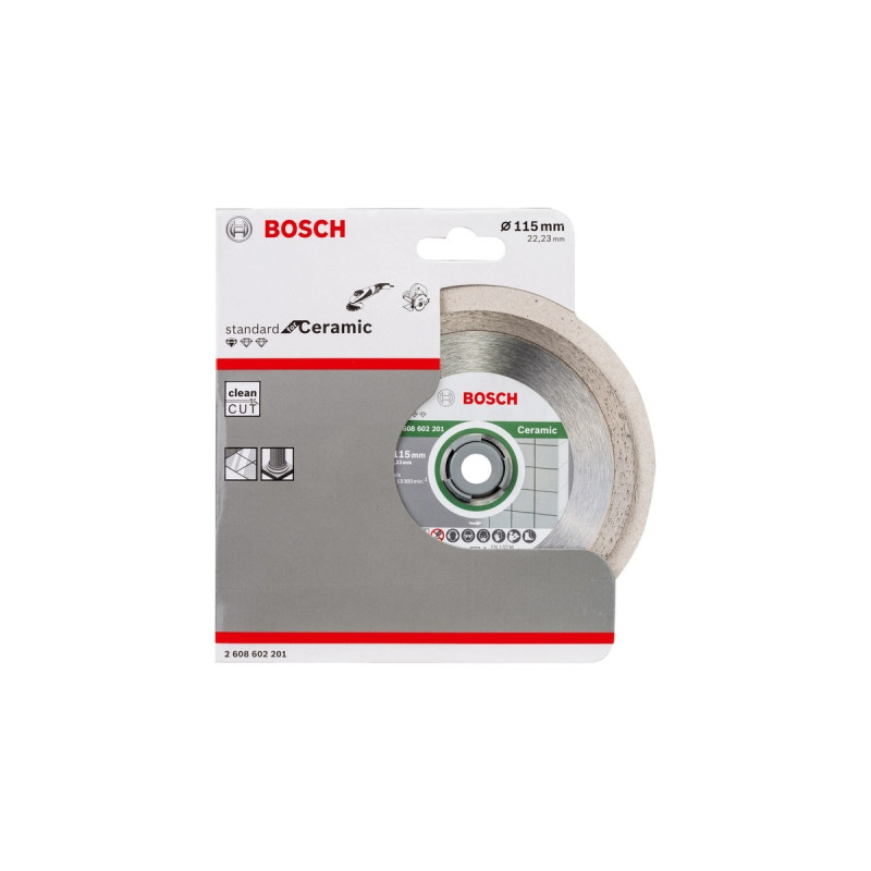 Bosch Diamanttrennscheibe Standard for Ceramic, Ø 115mm(Bohrung 22,23mm)