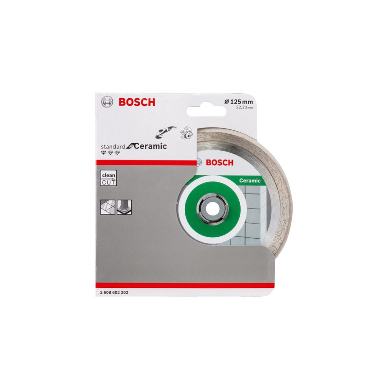 Bosch Diamanttrennscheibe Standard for Ceramic, Ø 125mm(Bohrung 22,23mm)