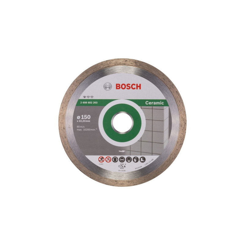 Bosch Diamanttrennscheibe Standard for Ceramic, Ø 150mm(Bohrung 22,23mm)