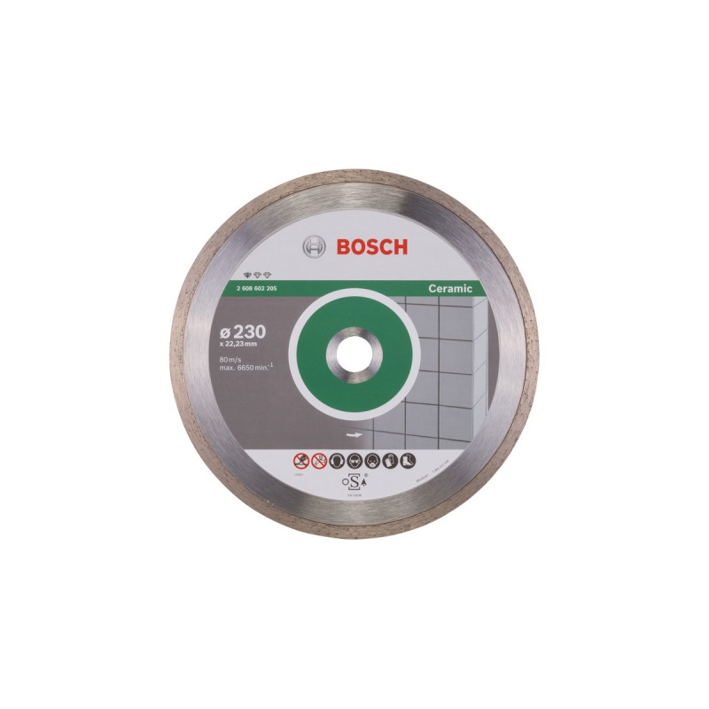 Bosch Diamanttrennscheibe Standard for Ceramic, Ø 230mm(Bohrung 22,23mm)