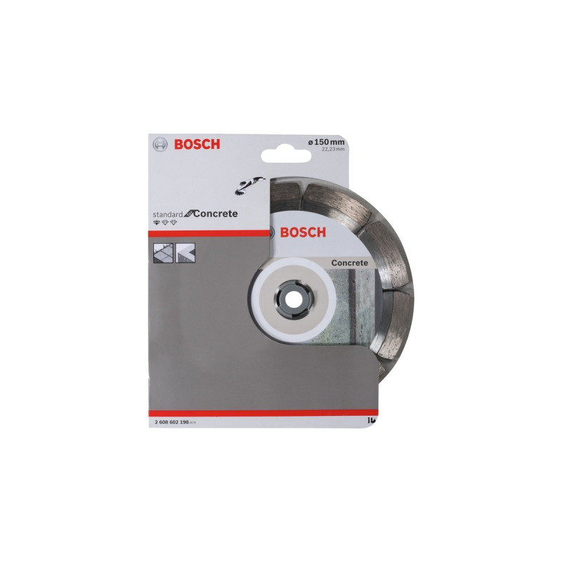 Bosch Diamanttrennscheibe Standard for Concrete, Ø 150mm(Bohrung 22,23mm)