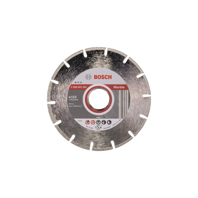 Bosch Diamanttrennscheibe Standard for Marble, Ø 115mm(Bohrung 22,23mm)