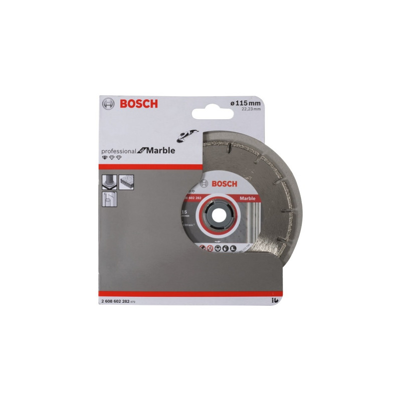 Bosch Diamanttrennscheibe Standard for Marble, Ø 115mm(Bohrung 22,23mm)