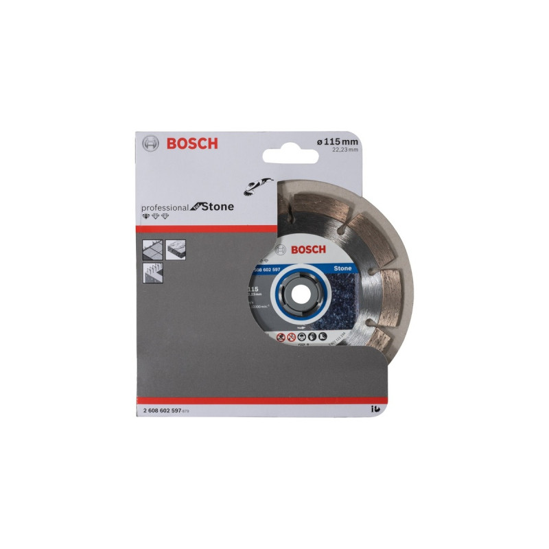 Bosch Diamanttrennscheibe Standard for Stone, Ø 115mm(Bohrung 22,23mm)