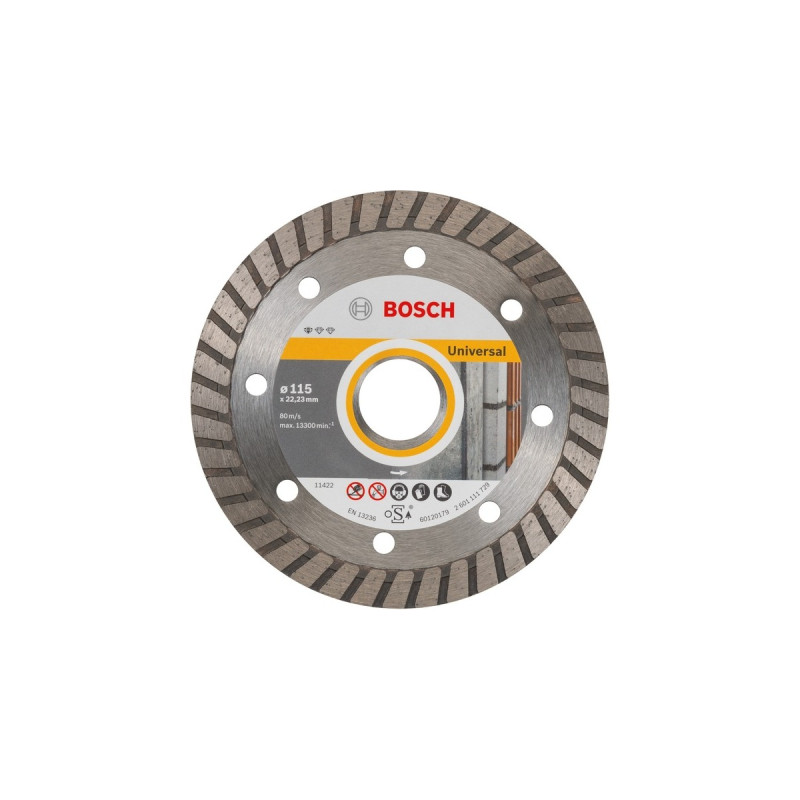 Bosch Diamanttrennscheibe Standard for Universal Turbo, Ø 115mm(Bohrung 22,23mm)