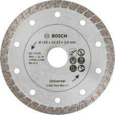 Bosch Diamanttrennscheibe Turbo, Ø 125mm(Bohrung 22,23mm)