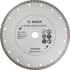 Bosch Diamanttrennscheibe Turbo, Ø 230mm(Bohrung 22,23mm)