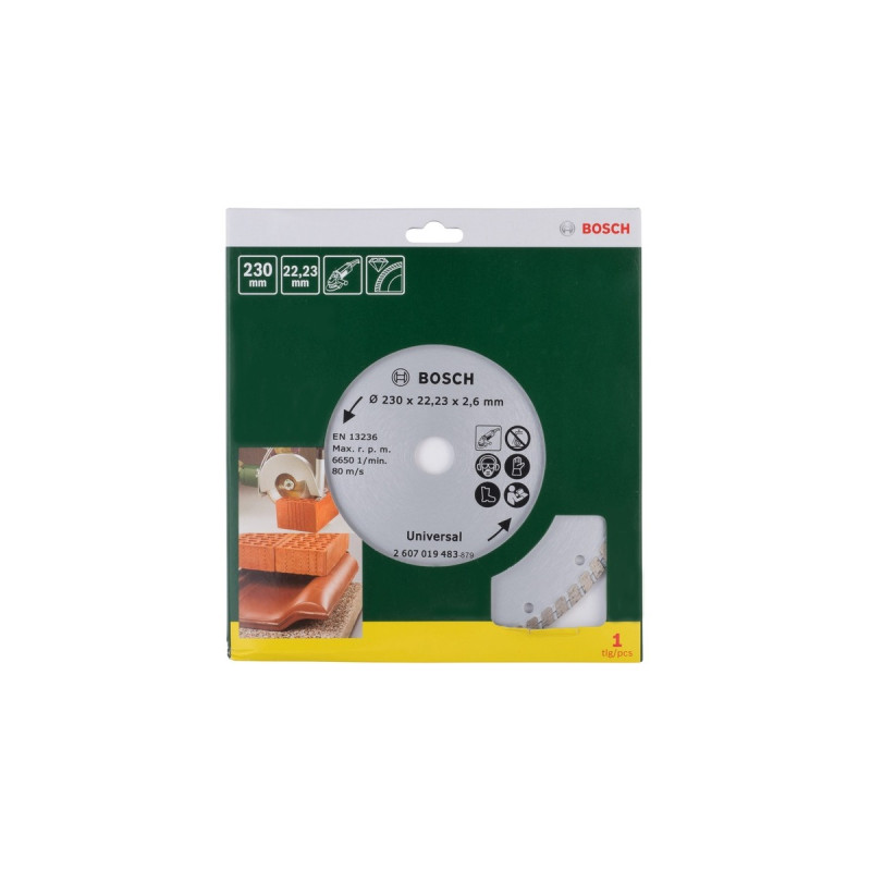 Bosch Diamanttrennscheibe Turbo, Ø 230mm(Bohrung 22,23mm)