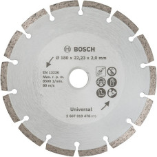 Bosch Diamanttrennscheibe Universal, Ø 180mm(Bohrung 22,23mm)