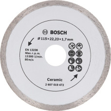 Bosch Diamanttrennscheibe für Fliesen, Ø 115mm(Bohrung 22,23mm)