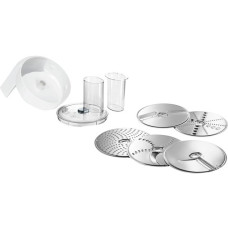 Bosch Durchlaufschnitzler VeggieLove Set, Zerkleinerer(weiß, für MUM Serie 2, MUM Serie 4, MUM 5)