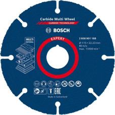 Bosch EXPERT Carbide MultiWheel Trennscheibe, Ø 115mm(Bohrung 22,23mm, gerade)