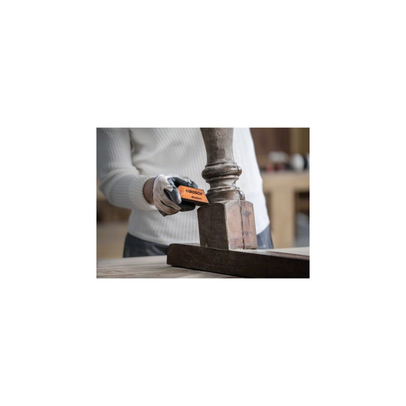 Bosch EXPERT S471 Standard Schleifblock-Set, 3-teilig, Schleifschwamm(mehrfarbig, 97 x 69 x 26mm)