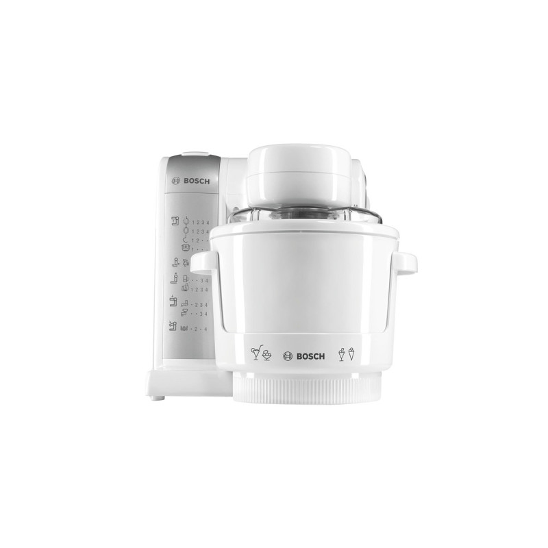 Bosch Eisbereiter-Aufsatz MUZ4EB1, Eismaschine(weiß, für Küchenmaschine MUM4)