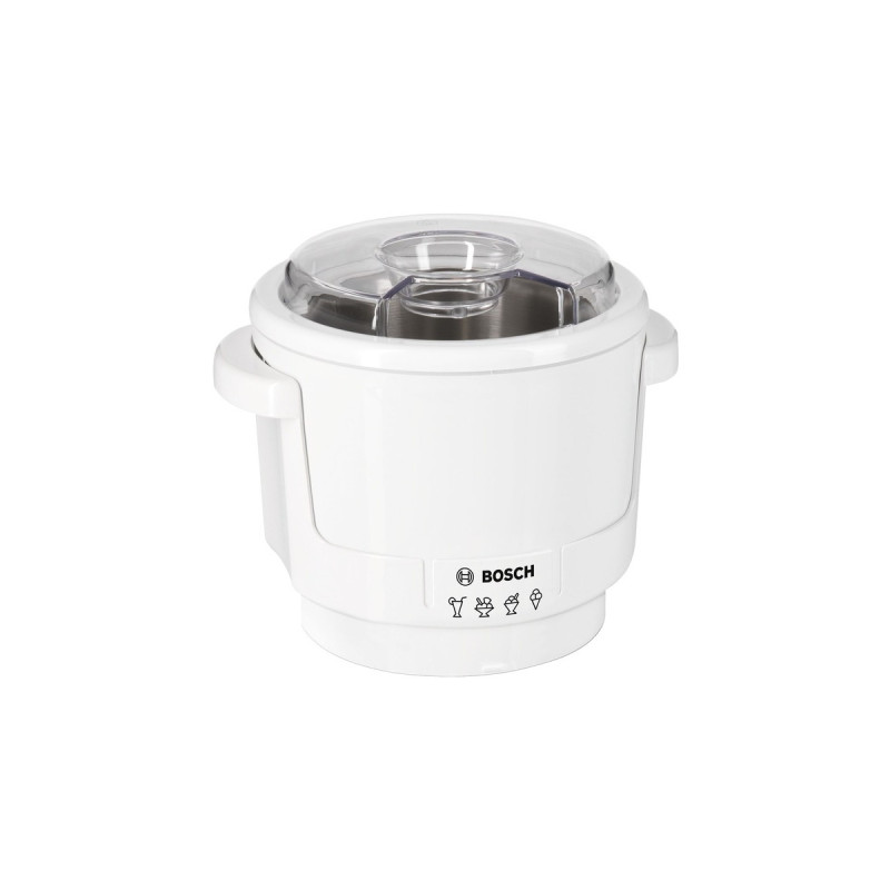 Bosch Eisbereiter-Aufsatz MUZ5EB2, Eismaschine(weiß, für Küchenmaschine MUM5)