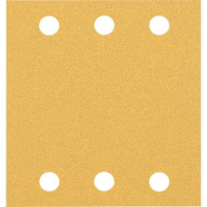 Bosch Expert C470 Schleifblatt, 115 x 107mm, K80(10 Stück, für Schwingschleifer)