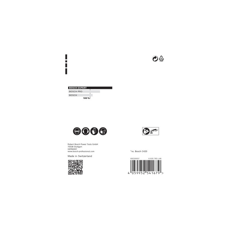 Bosch Expert C470 Schleifblatt, 93mm, K240(5 Stück, für Deltaschleifer)