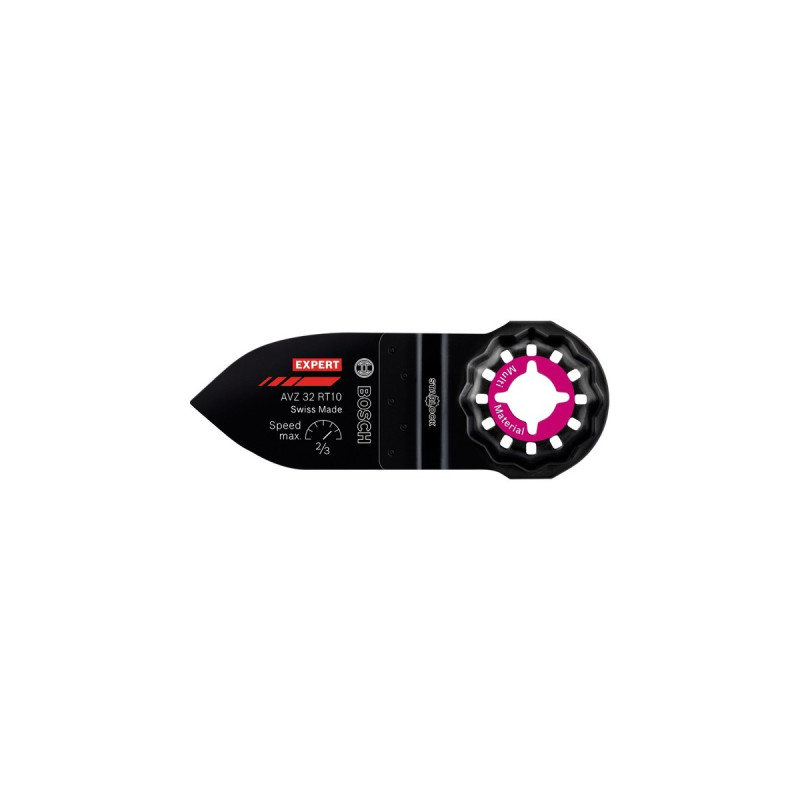 Bosch Expert Carbide Schleiffinger AVZ 32 RT10 MultiMaterial, 53mm, Schleifscheibe(Starlock, K100)
