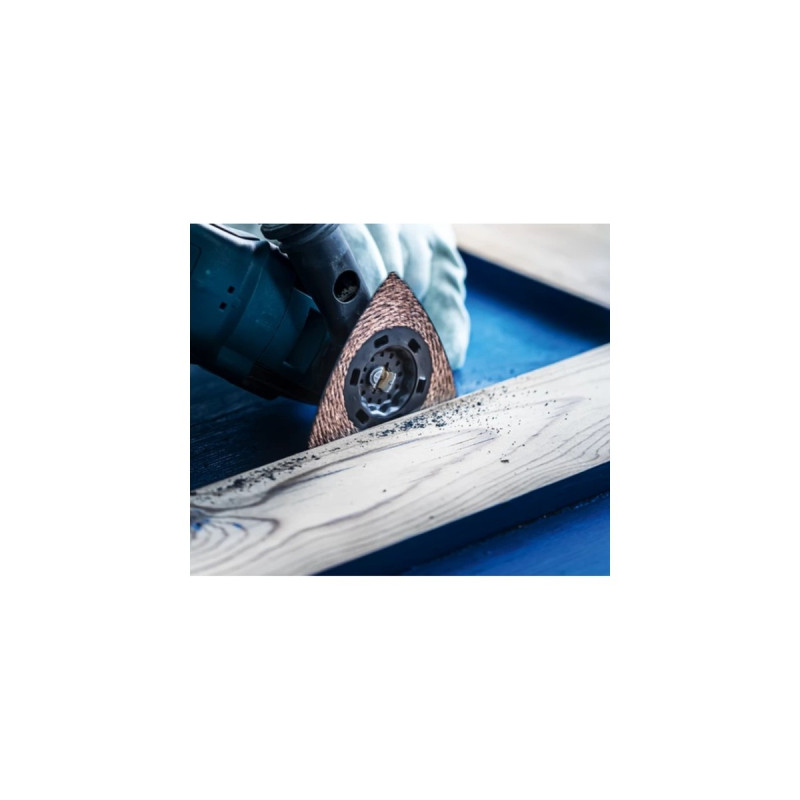 Bosch Expert Carbide Schleifplatte AVZ 90 RT4 MultiMaterial, Ø 90mm, Schleifscheibe(Starlock, K40)