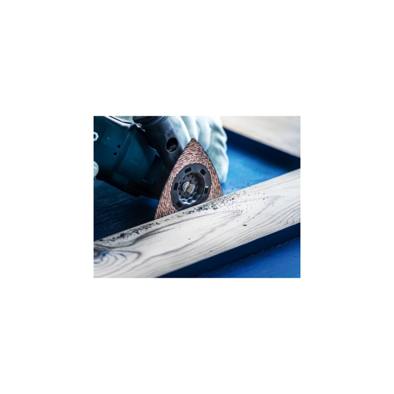 Bosch Expert Carbide Schleifplatte MAVZ 116 RT4 MultiMaterial, Ø 116mm, Schleifscheibe(Starlock Max, K40)