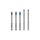 Bosch Expert HEX-9 HardCeramic Bohrer Mixed-Set, Ø 6mm, Bohrer-Satz(5-teilig, inkl. 2 CYL-3-Betonbohrer)