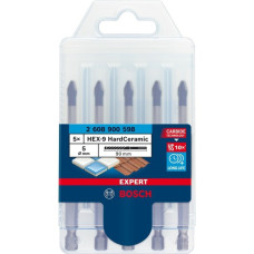 Bosch Expert HEX-9 HardCeramic Dachziegel-Bohrer, Ø 5mm(5 Stück, Länge 90mm)