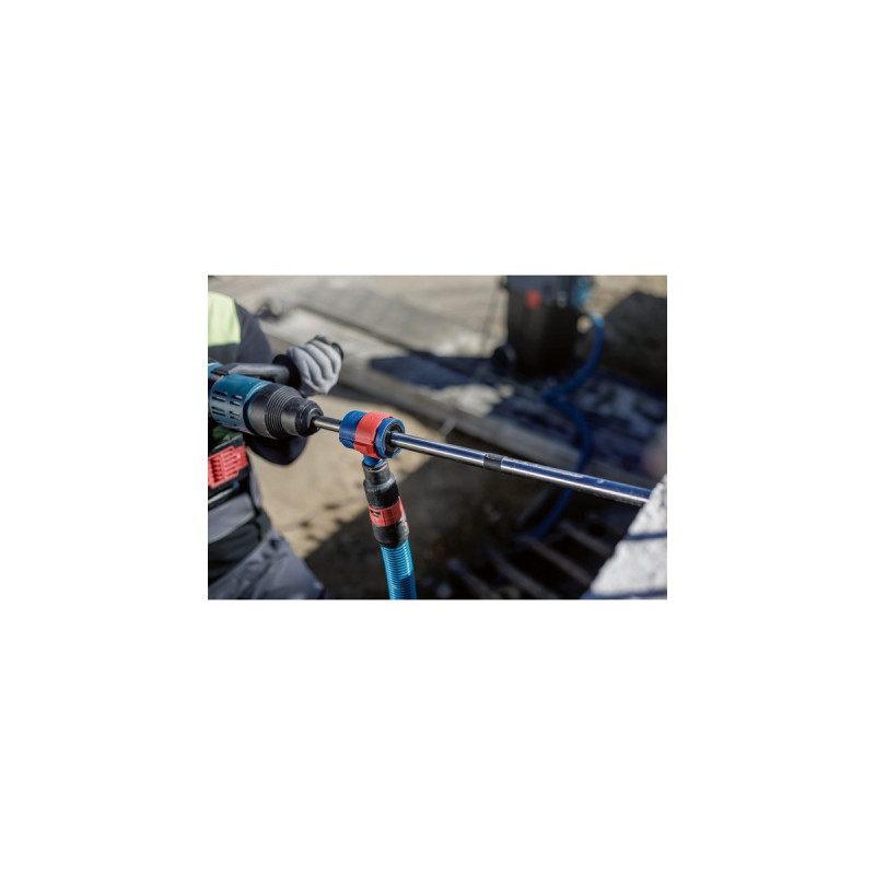 Bosch Expert Hammerbohrer SDS Clean max-8X Set, Ø 24mm(Arbeitslänge 400mm, Saugbohrer inkl. Absauganschluss)