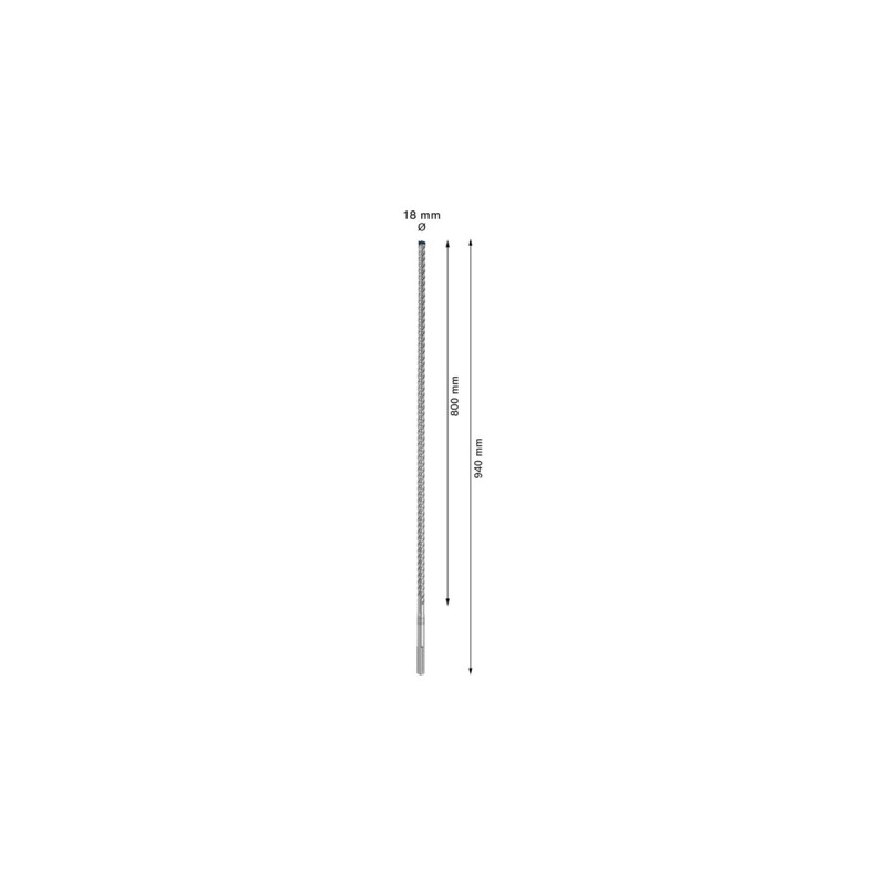 Bosch Expert Hammerbohrer SDS-max-8X, Ø 18mm(Arbeitslänge 800mm)