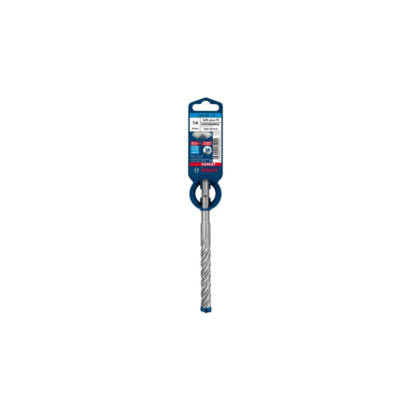 Bosch Expert Hammerbohrer SDS-plus-7X, Ø 14mm(Arbeitslänge 100mm)