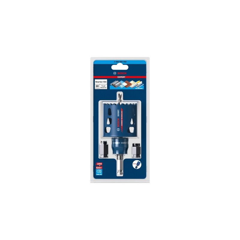 Bosch Expert Lochsäge 'ToughMaterial', Ø 68mm, Starter Kit(2.3/4