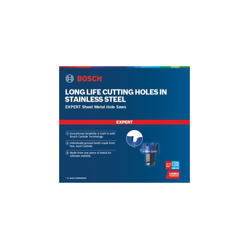 Bosch Expert Lochsägen-Set 'SheetMetal', Ø 22-32mm, 6-teilig(mit Power Change Plus-Adapter, Koffer)