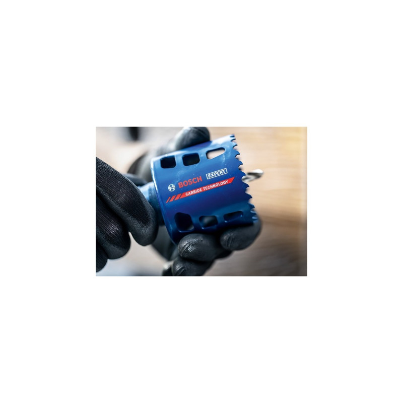 Bosch Expert Lochsägen-Set 'ToughMaterial', Ø 22-68mm, 9-teilig(mit Power Change Plus Adapter, Koffer)